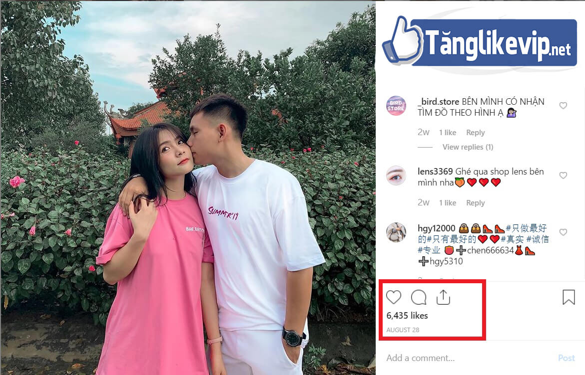 tăng like instagram việt