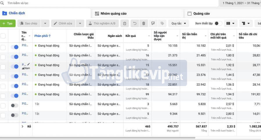 Bán tài khoản quảng cáo Facebook bao camp tkqc-bao-camp-facebook-ads