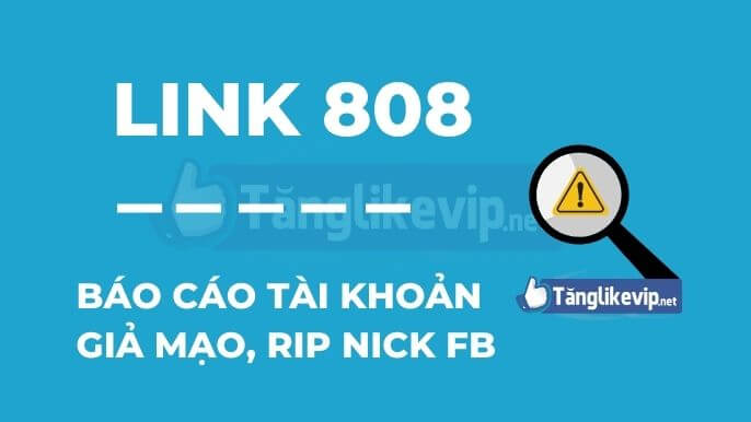 Link 808 Báo Cáo Tài Khoản Giả Mạo, Dame Nick Facebook