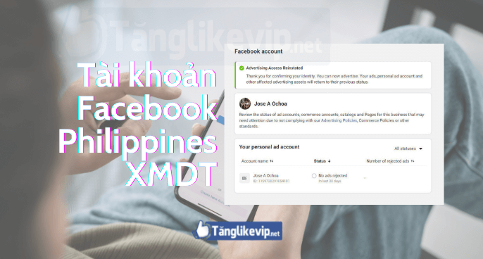Mua Nick Facebook Philippines - Bán Tài Khoản Via Philippines mua-nick-facebook-philippines-xmdt-via