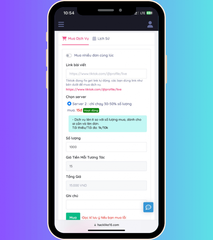 Huong-dan-cach-tang-PK-Livestream-TikTok-tai-Hacklike16-com