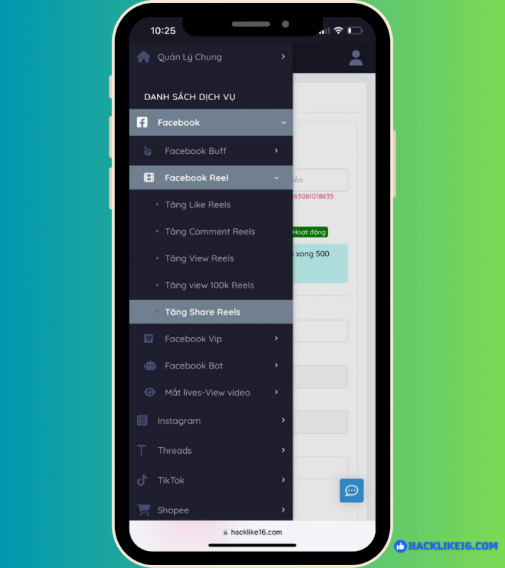 Hack Share Reels Facebook – Tăng Share Thước Phim FB Giá Rẻ tang-share-reels-facebook-tai-hacklike16-com