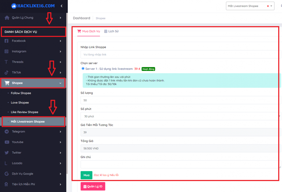 Tăng Mắt Xem Live Shopee, Mua Mắt Livestream Giá Rẻ Uy Tín tang-nguoi-xem-live-shopee-hacklike16com